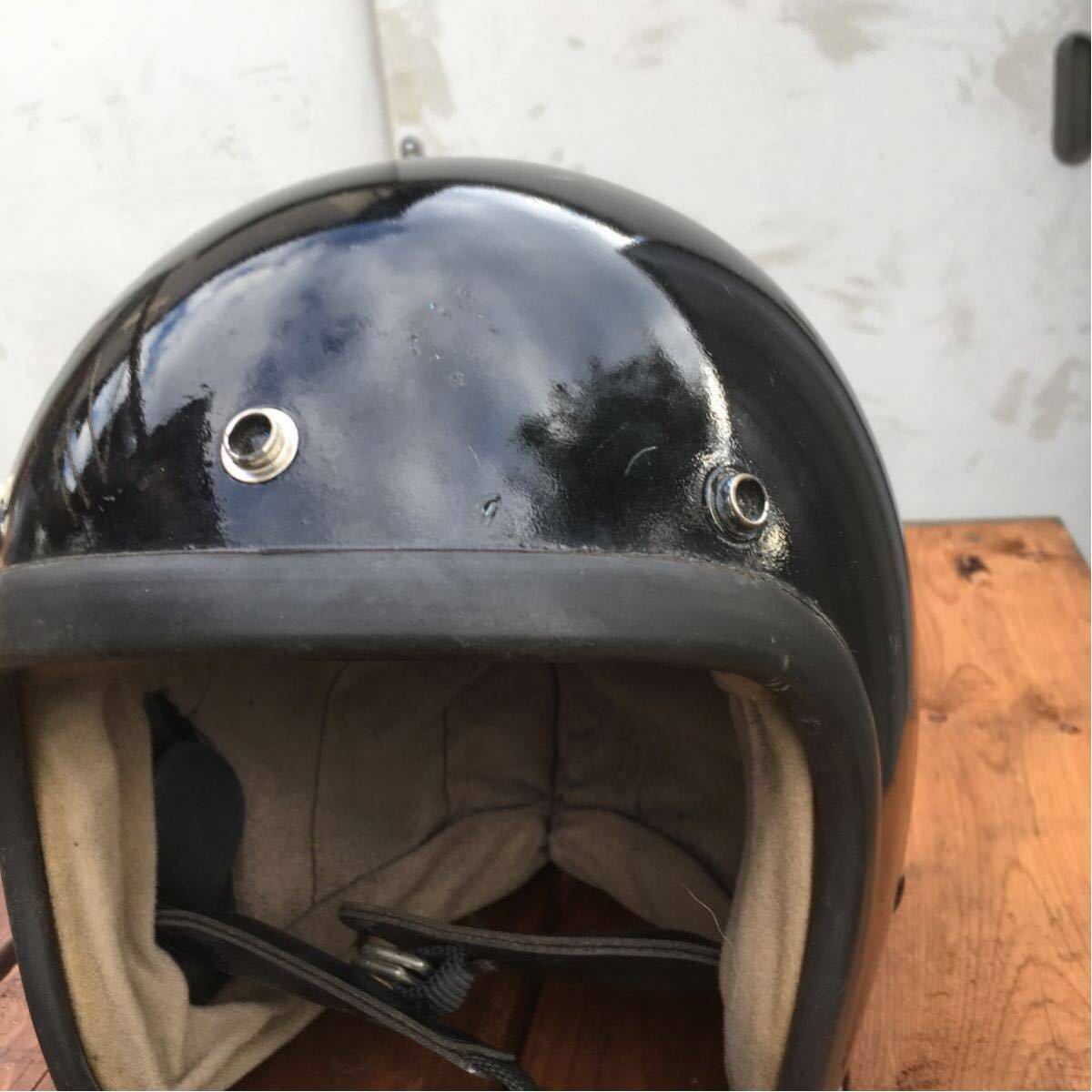 最初期! 70s BELL R-T ジェットヘルメット 赤 71⁄4 目深加工済み M 1970