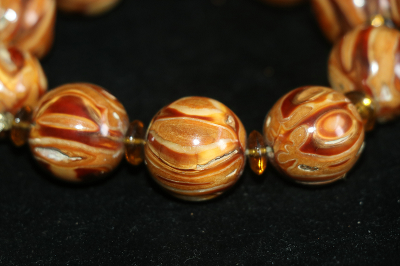 館蔵品 稀少 河馬牙手彫 数珠 仏珠 念珠 手串 根付 裝