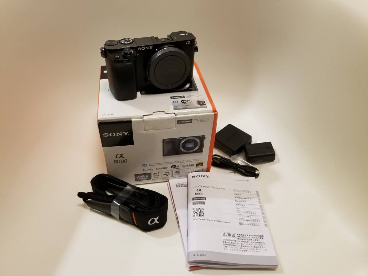 美品・箱・付属品他・ソニーSONY α6000 ボディ ILCE-6000 SONY 美品・箱・付属品他・ソニーSONY α6000 ボディ ILCE-6000 SONY