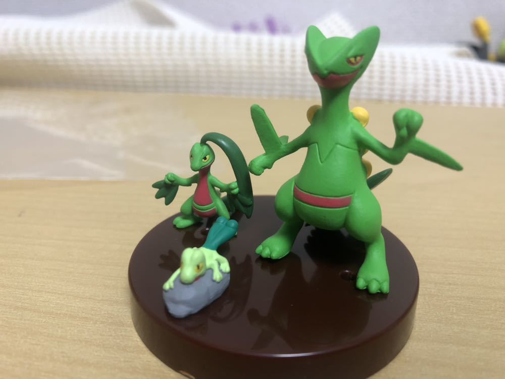 キモリ ジュカイン 立体ポケモン図鑑 ジュプトル - メルカリ 美品 ジュブトン 台座なし 中古品 台座
