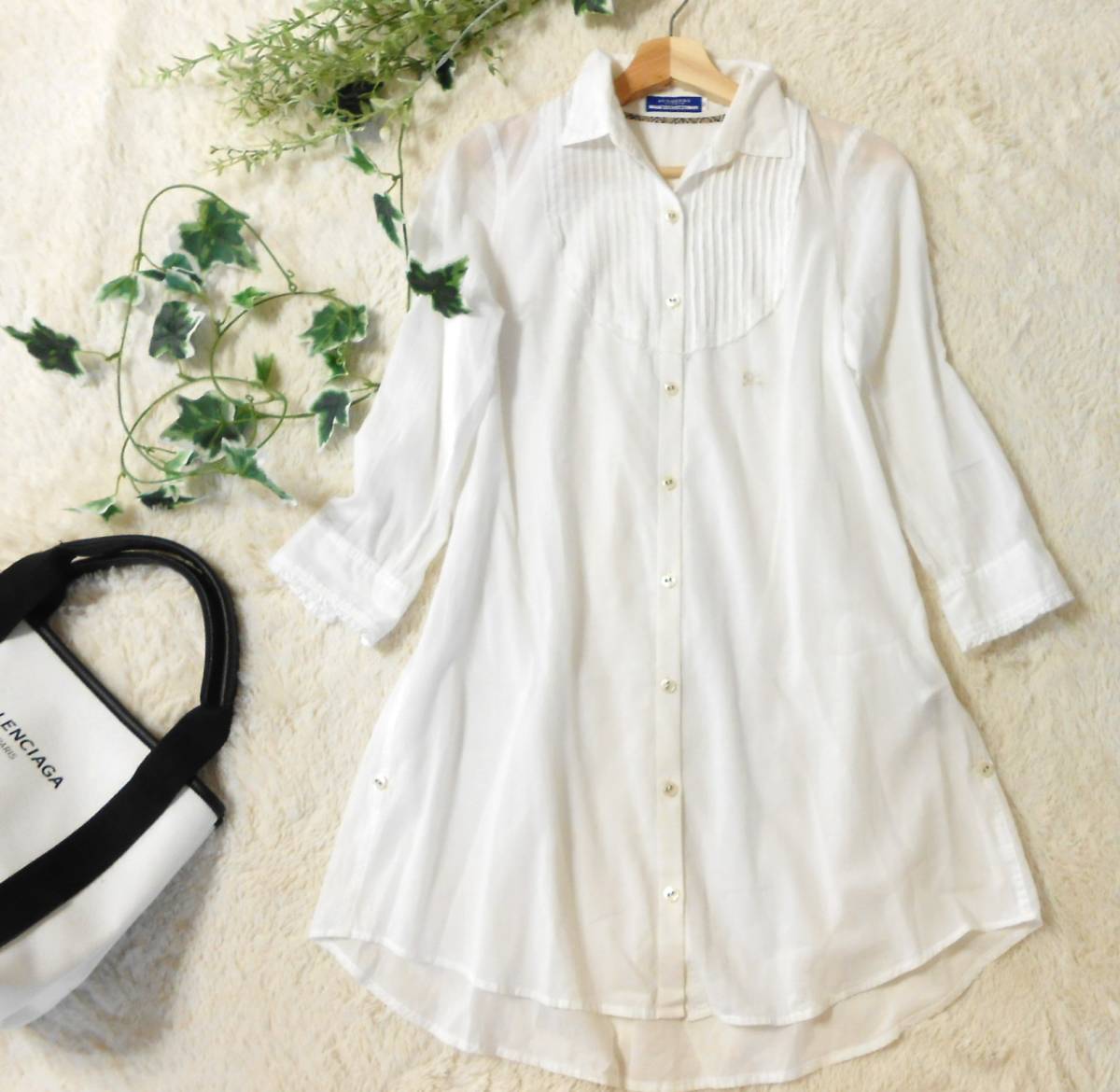 BURBERRY BLUELABEL バーバリー ブルーレーベル シャツワンピース 