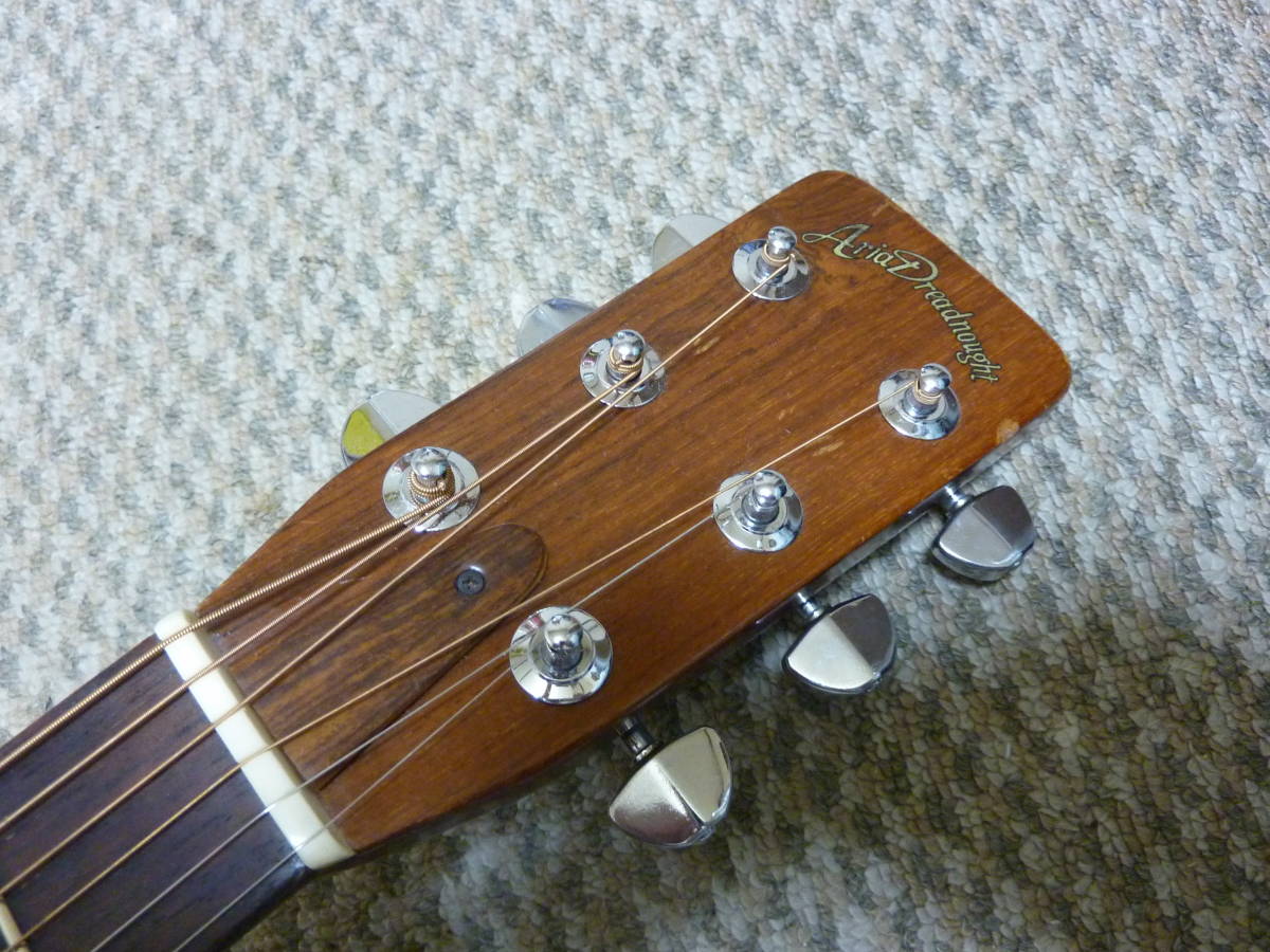 70年代製 アリアドレッドノート製 D-40 トップ単板 Aria Dreadnought D 