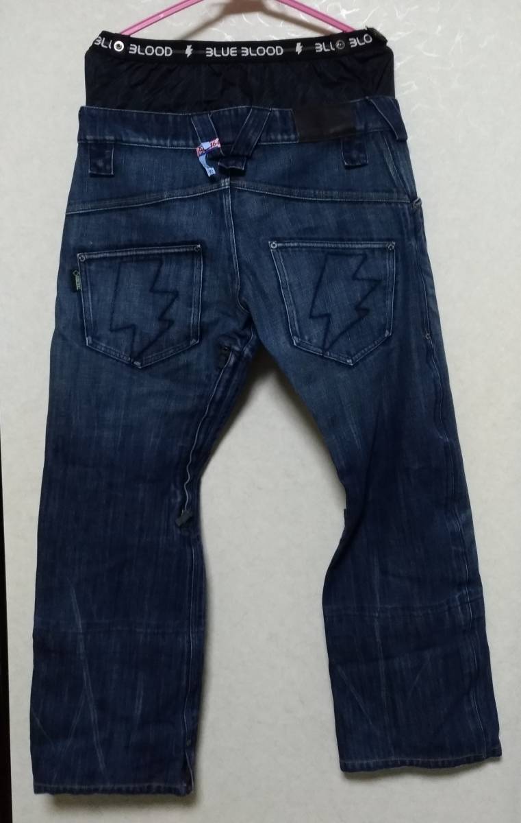 BLUE BLOOD ブルーブラッド / DENIM PNT デニム パンツ / M / GORE-TEX ゴアテックス（撥水クリーニング済）