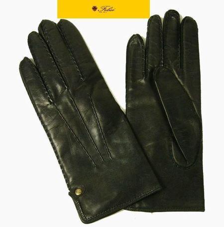 名門 FELISI フェリージ ラムナッパ＆モンゴル産 カシミヤ100％/ ラグジュアリー グローブ 手袋7/(M)3，1万 （レディース）