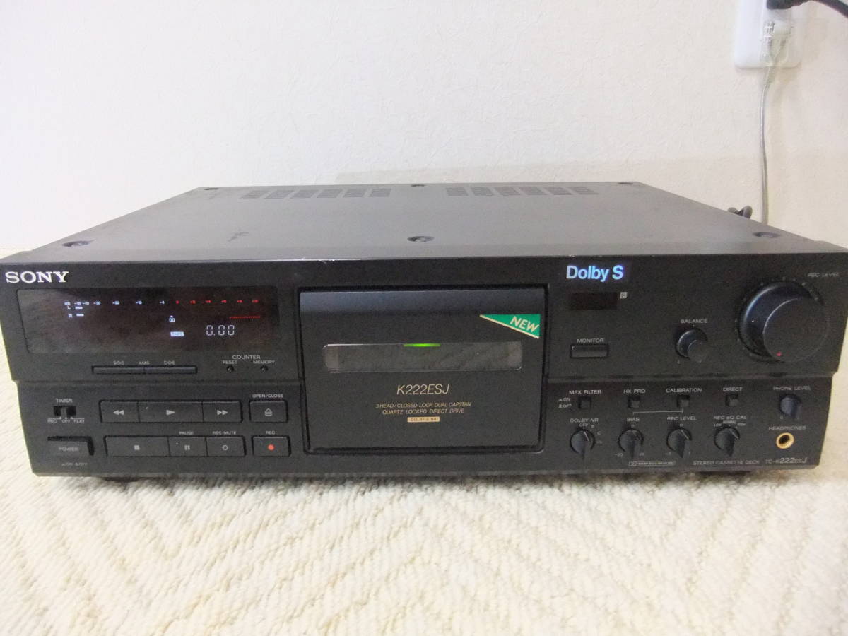 SONY カセットデッキ TC-K222ESJ ジャンク品 【公式通販】