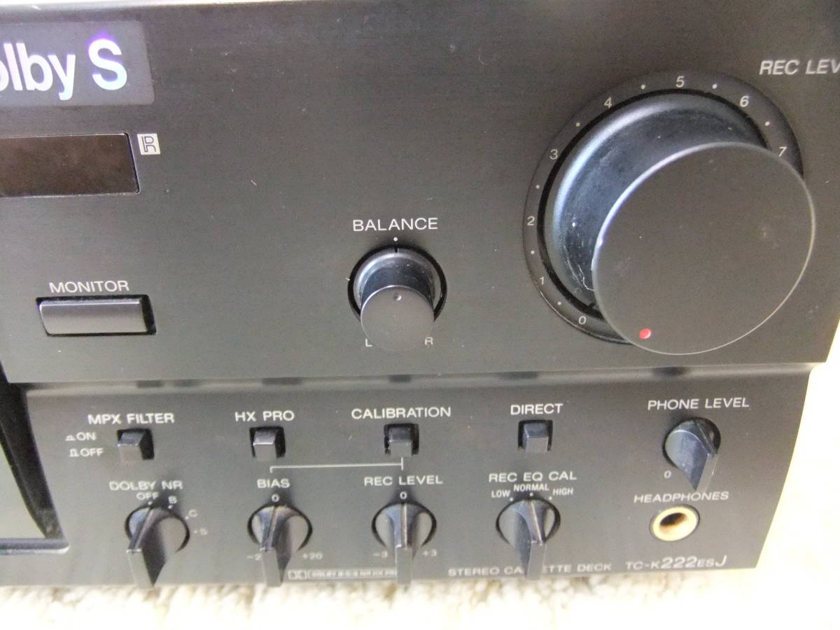 SONY カセットデッキ TC-K222ESJ ジャンク品 【公式通販】