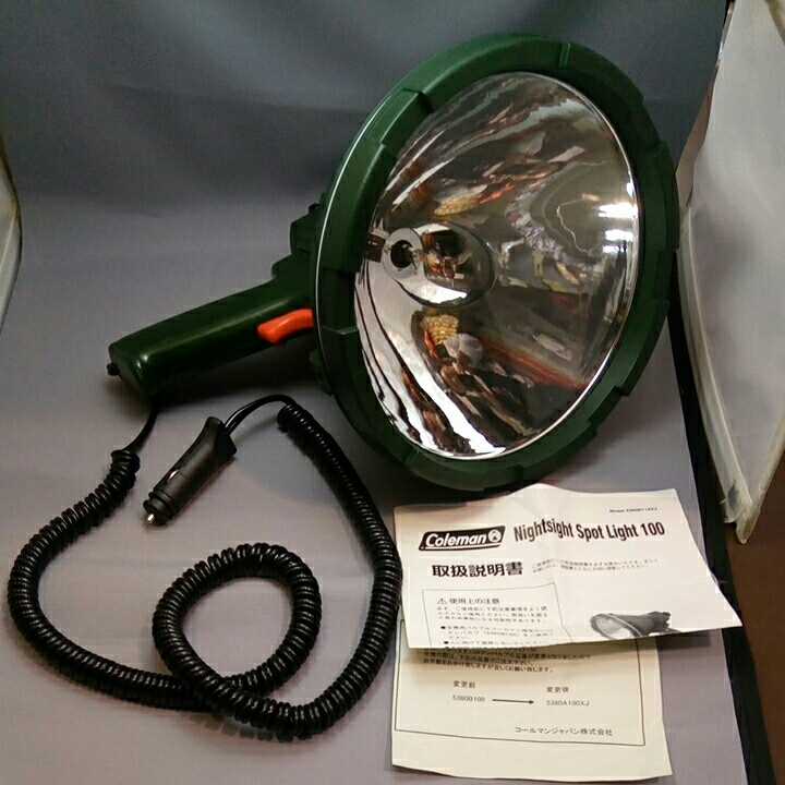 新作入荷，新作 コールマン ナイトサイトスポットライト１００ １２ｖカー電源用 5368H718XJ 程度良 点灯確認済み(ライト、ランタン)｜売買されたオークション情報、yahooの商品情報をアーカイブ公開 - オーク その他