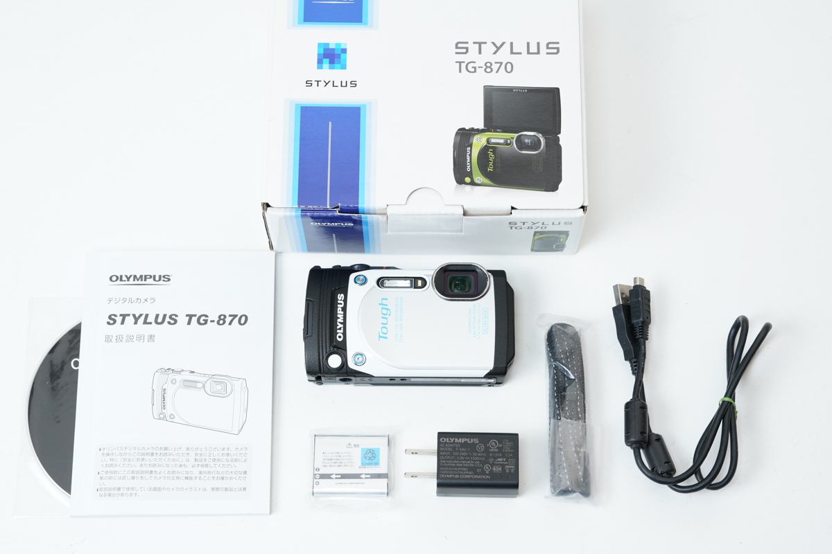 OLYMPUS STYLUS TG-870 Tough ホワイト 防水 【公式通販】