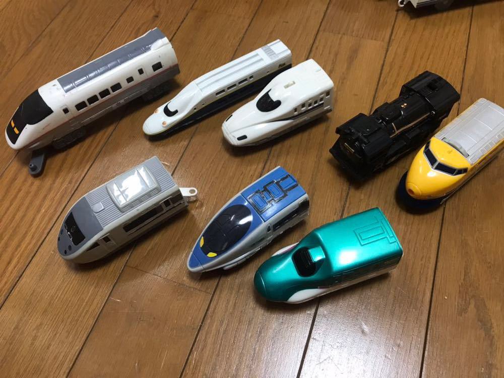 ドクターイエローグリーンライン含プラレールまとめて車両 ジャンク_4