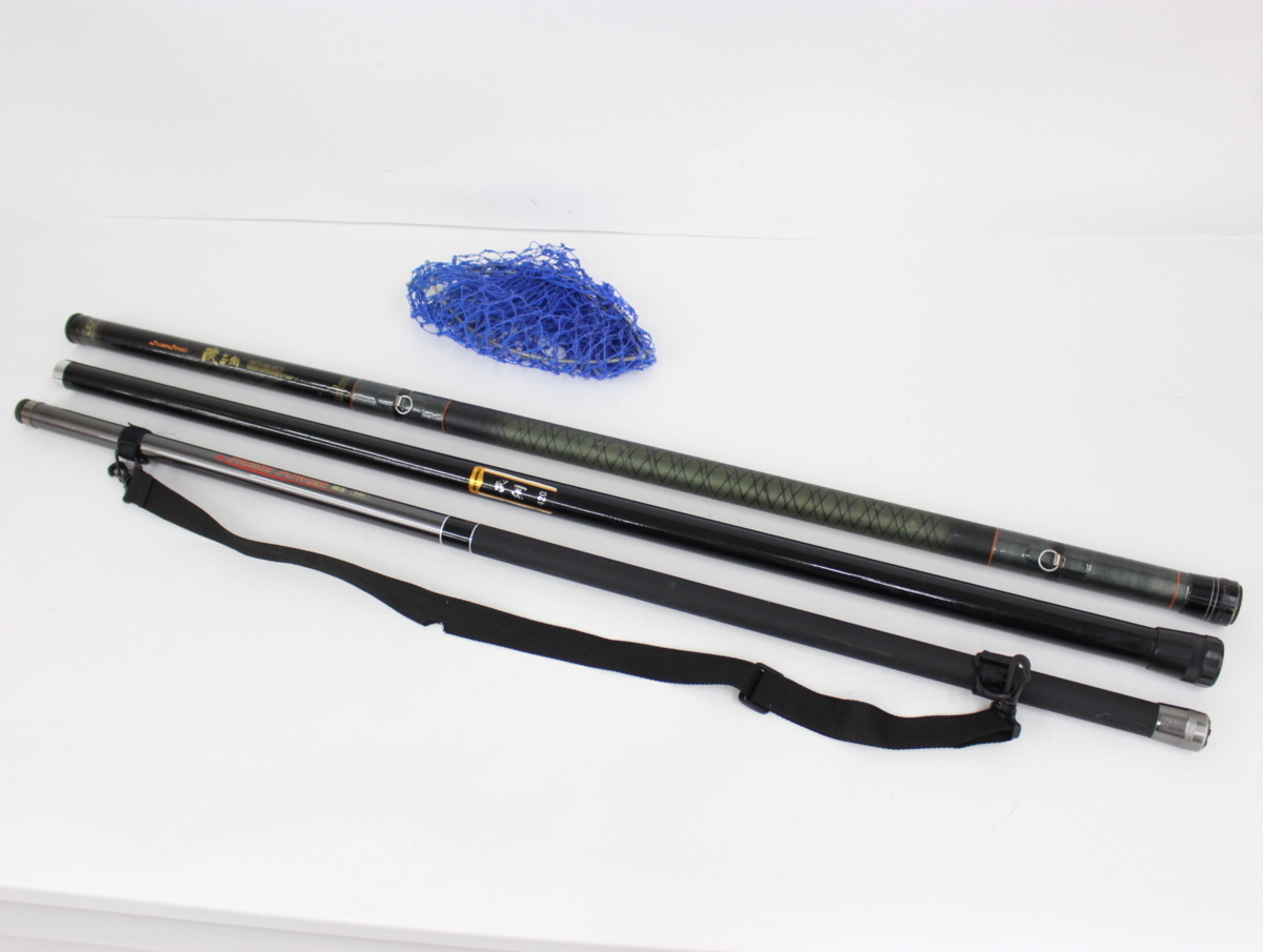 ダイワ 磯玉網 60-540、オリムピック 磯網 420、フレッシュパワー 磯玉 540 計3点セット ★入札前にご確認ください★