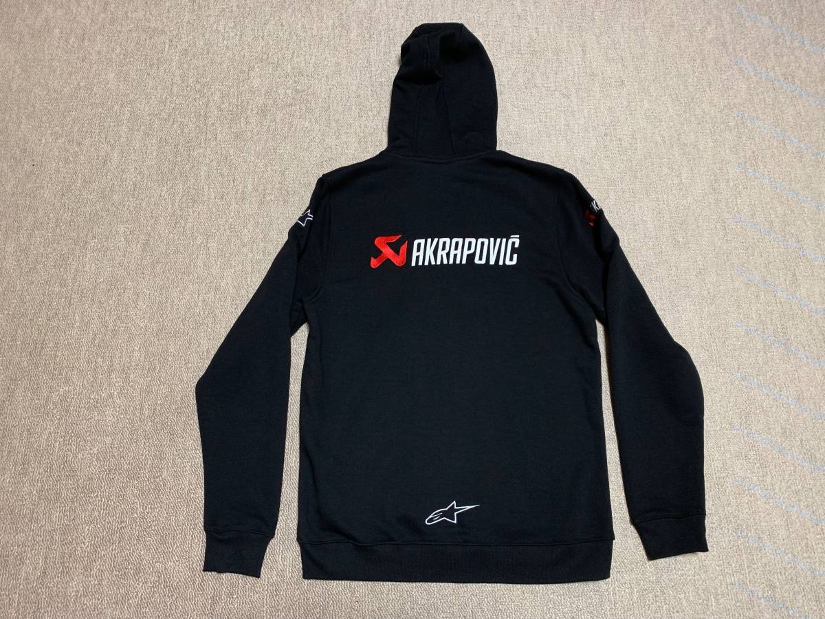 alpinestars × AKRAPOVIC コラボパーカー 希少Mサイズ 限定1着のみ 