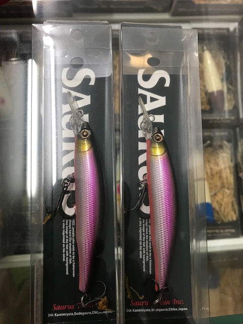 ザウルス　 レックス　ミディアムディープ　９㎝　フローティング　２本セット　パープルバックOB　本流　サクラマス　新品未開封 | SAURUS レックスミディアムディープ A367 : -ザウルス
