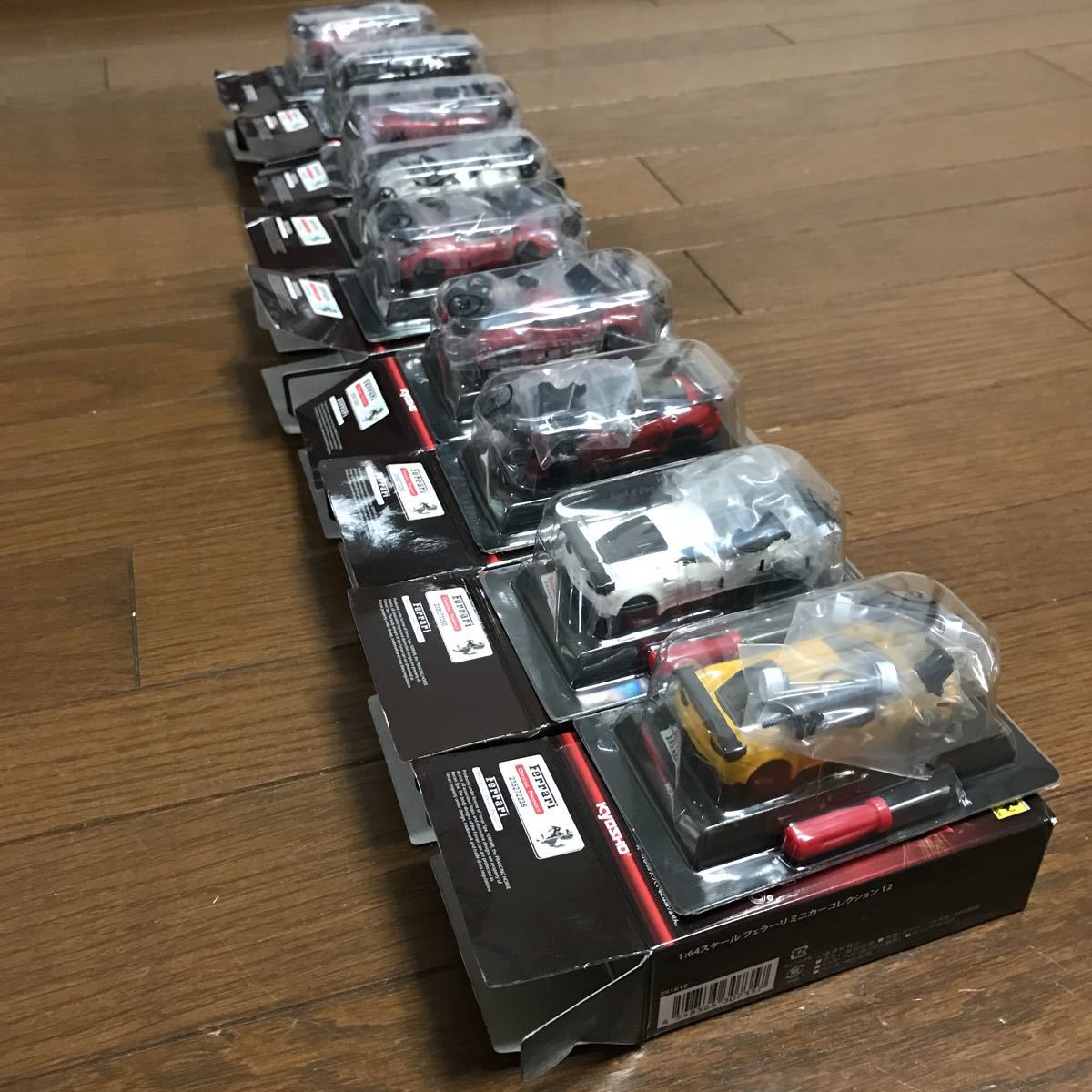 京商 1⁄64 0 「KYOSHO ミニカー フェラーリ コレクション 9台セット 