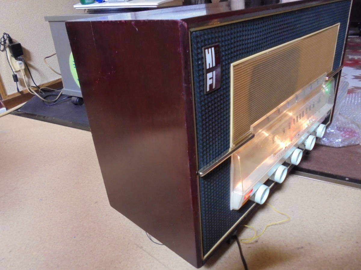 新品マジックアイ東芝めじろES 真空管ラジオ 真空管ラジオHIFI 