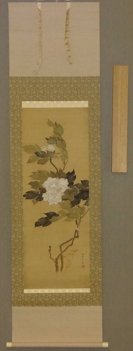 模写」 鑑定 琳派絵師・【酒井抱一】 寿老人像図 掛軸 江戸後期・姫路