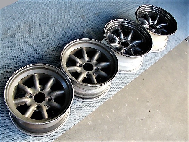 深リム！★ワタナベ 14×7.0J/7.5J ４穴 PCD114.3 Bタイプ★４本セット！★AE86 旧車等に！