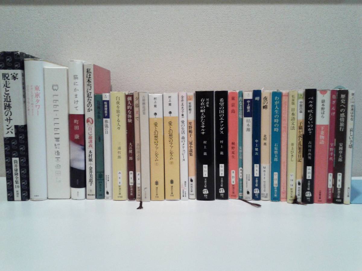 現代文学・小説３２冊セット　おまけ７冊付き　★町田康、村上龍、光瀬龍、古川日出男、桐野夏生、金井美恵子、筒井康隆、中上健次ほか_1