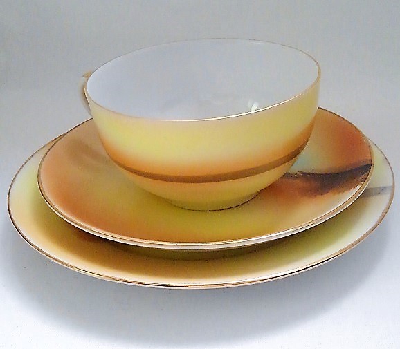 オールドノリタケ オールドノリタケ銘品!! 金盛上藍帯イギリス 有名