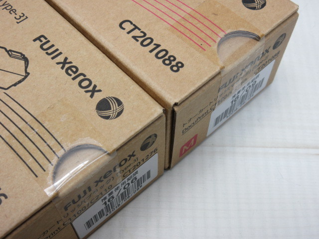 FUJI Xerox 未開封・推奨使用期限切れ トナーカートリッジ C/Y/M/K 4個