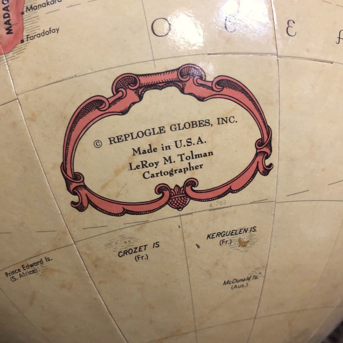 リプルーグル地球儀ワールドクラシックシリーズ英語版Replogle globes