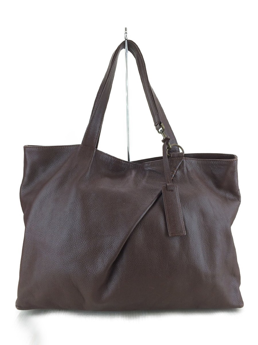 Antique MOTHERHOUSE/トートバッグ/レザー/BRW/無地 Career Tote