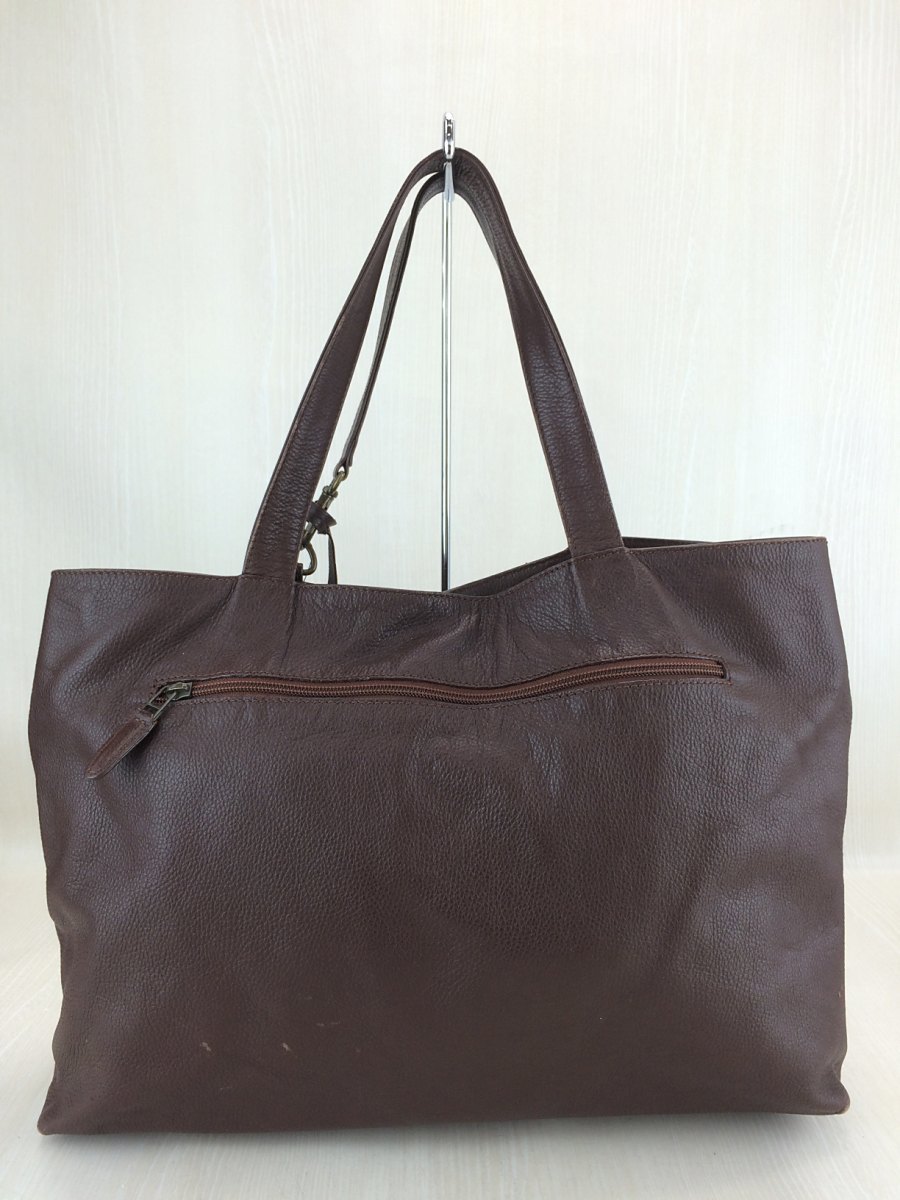 Antique MOTHERHOUSE/トートバッグ/レザー/BRW/無地 Career Tote