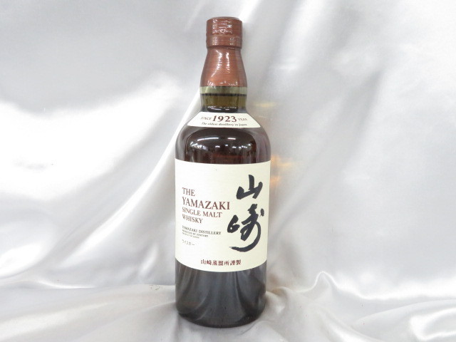 未開栓】SUNTORY サントリー 山崎 シングルモルト ウイスキー 700ml 43