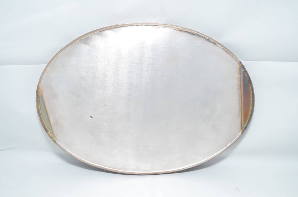 美術品・アンティーク・コレクション Mappin & Webb 銀メッキ円形トレイ