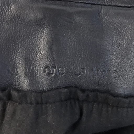 アンシュシュ 46 レザージャケット ブラック系 メンズ アウター レザージャケット | Leather 送料無料 （BLACK