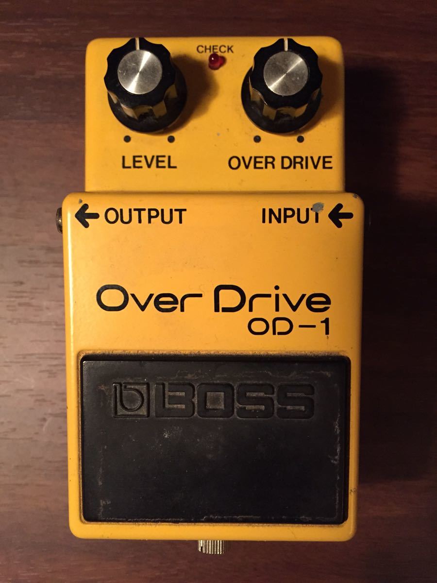 BOSS 当時物!BOSS OD-1/ボス オーバードライブ/銀ネジ!! OD-1 157000番