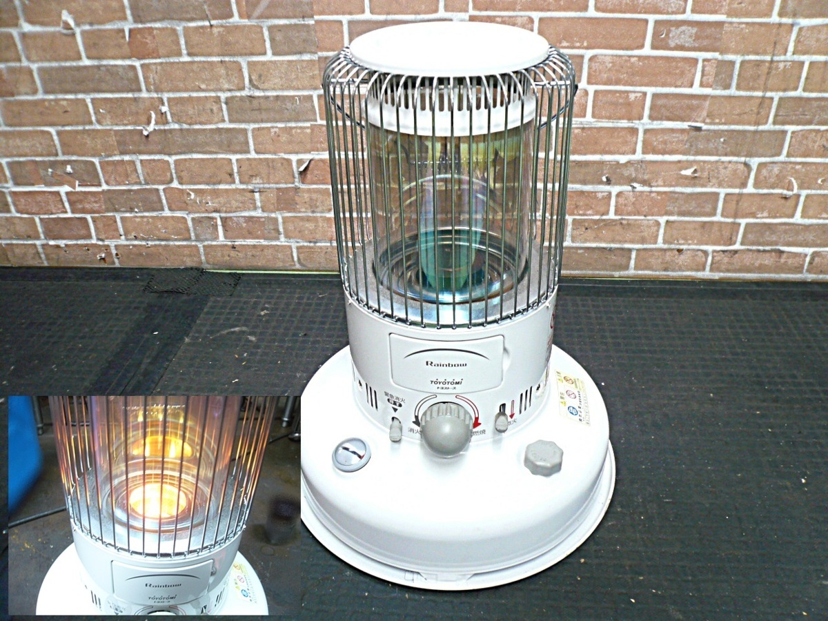 最安値，セール TOYOTOMI 石油ストーブ RB-25F レインボー 木造7畳/コンクリート9畳 タンク4.9L 自然通気形開放式 2017年製(石油ストーブ)｜売買されたオークション情報、yahooの商品情報をアーカイブ公開 - オーク 石油ストーブ