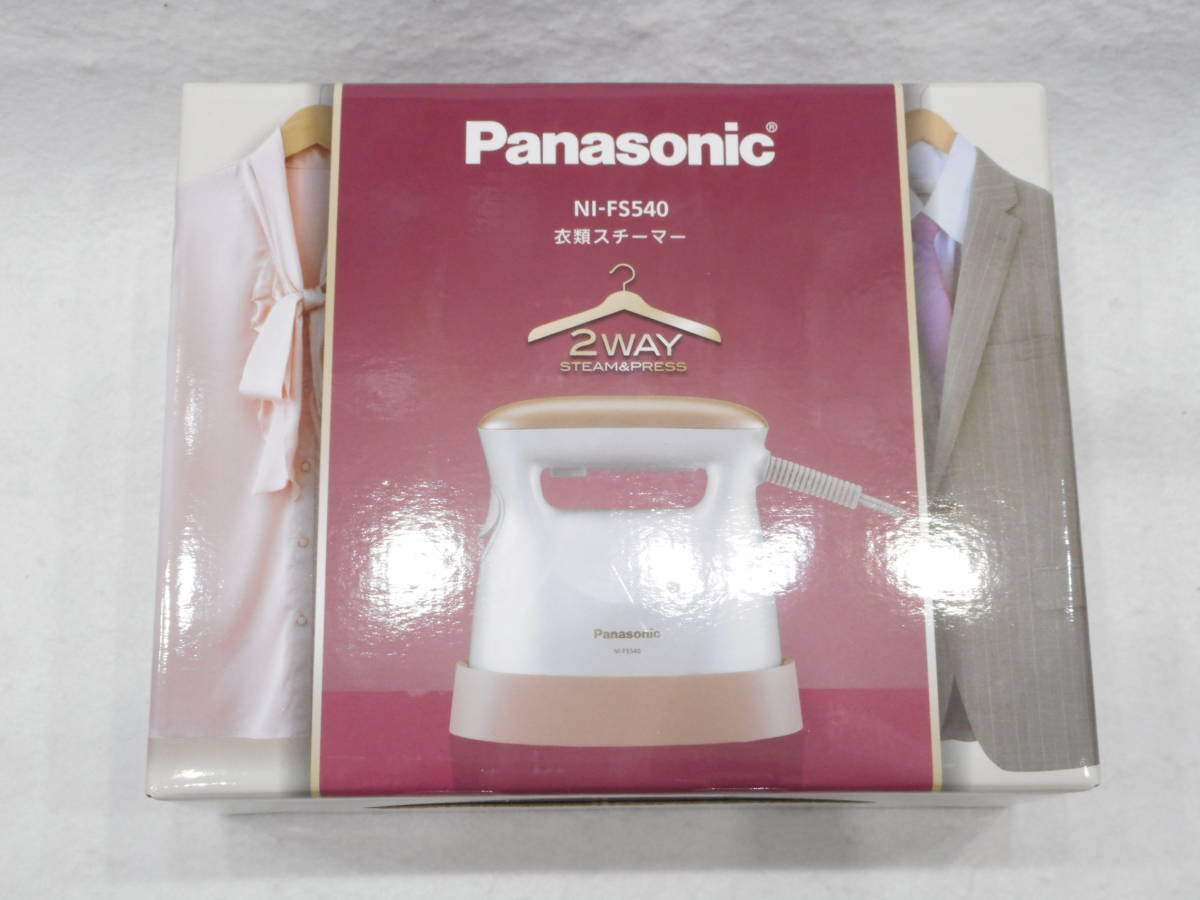 格安，HOT パナソニック Panasonic 衣類スチーマー 2WAY ピンクゴールド調 NI-FS540-PN 箱入り ①(ハンディアイロン)｜売買されたオークション情報、yahooの商品情報をアーカイブ公開 - オークファン ハンディアイロン