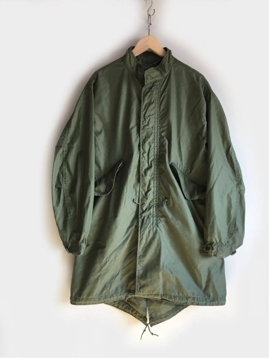 XS70s アルミジップ M-65 フィッシュテール モッズコート 米軍実物 XS