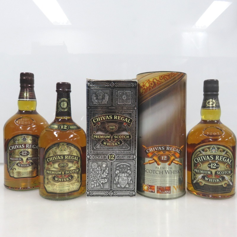 CHIVAS REGAL 12年 3本プラスニッカ3本 シーバスリーガル 12年 3本セット 1140/1000ml シーバスリーガル 12年