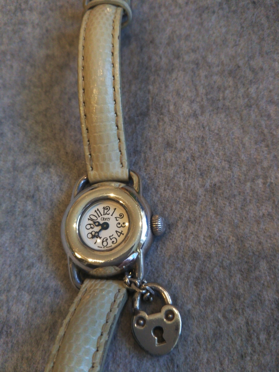 Obrey ハンドメイド オブレイ ソリッドシルバー 腕時計 緊急値下げ 