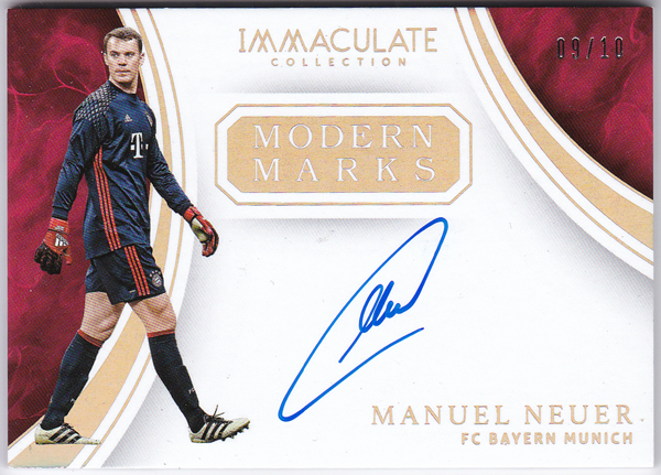 【送料無料，セール】 Manuel Neuer 2017 Panini Immaculate Modern Marks Auto Gold 10枚限定 09/10 直書き 直筆サインカード バイエルン ミュンヘン(シングルカード)｜売買されたオークション情報、yahooの商品情報をアーカイブ公開 シングルカード