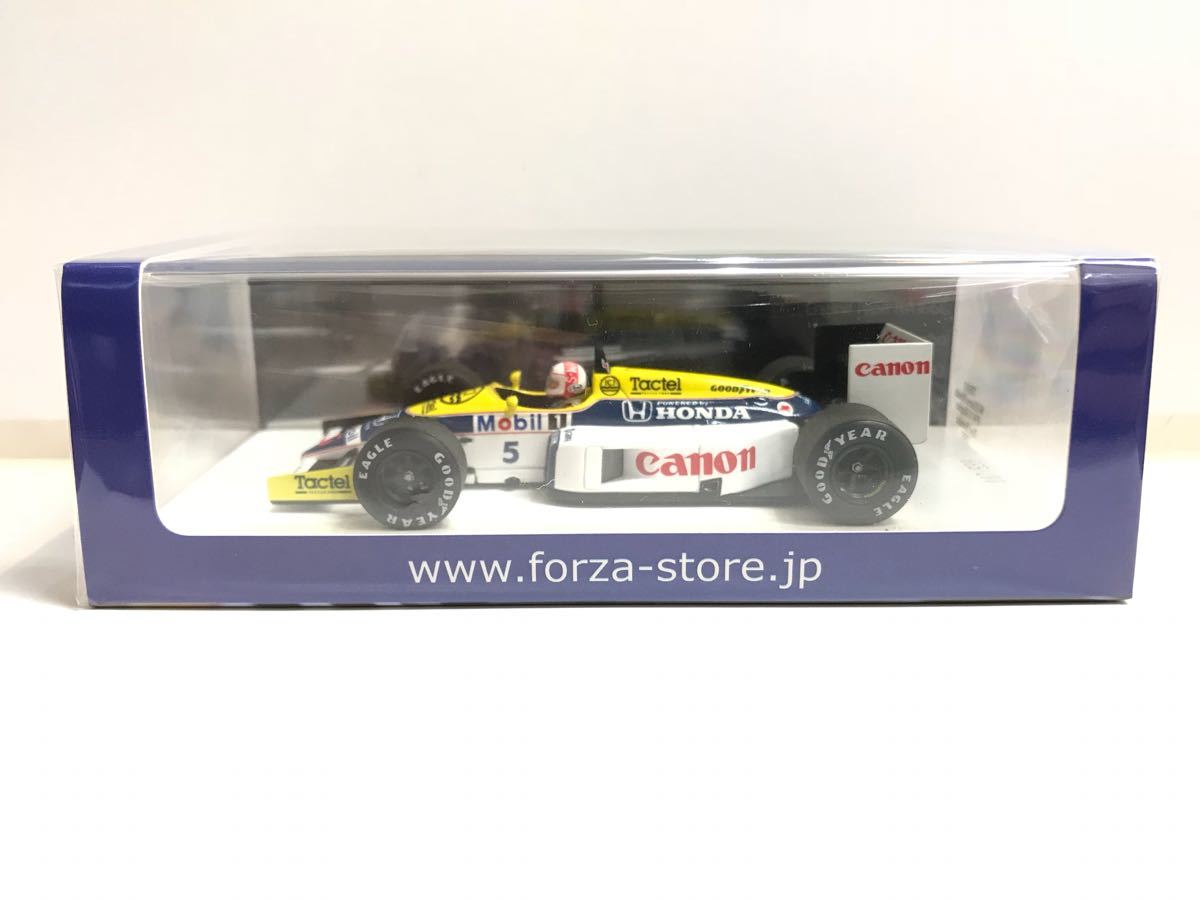 FORZA 1/43 ウィリアムズ ホンダ FW11 中嶋悟 1986 エンジンテスト