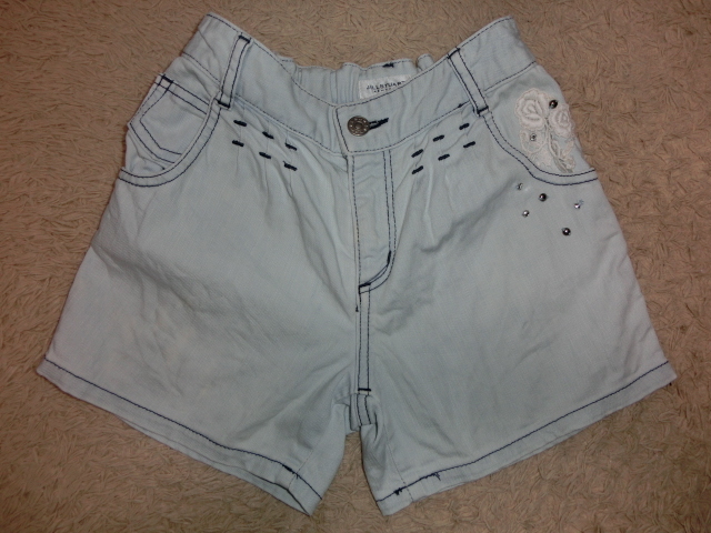 得価，送料無料 ジルスチュアート jill アイスウォッシュデニムパンツ(140（135～144cm）)｜売買されたオークション情報、yahooの商品情報をアーカイブ公開 - オークファン ショートパンツ、半ズボン