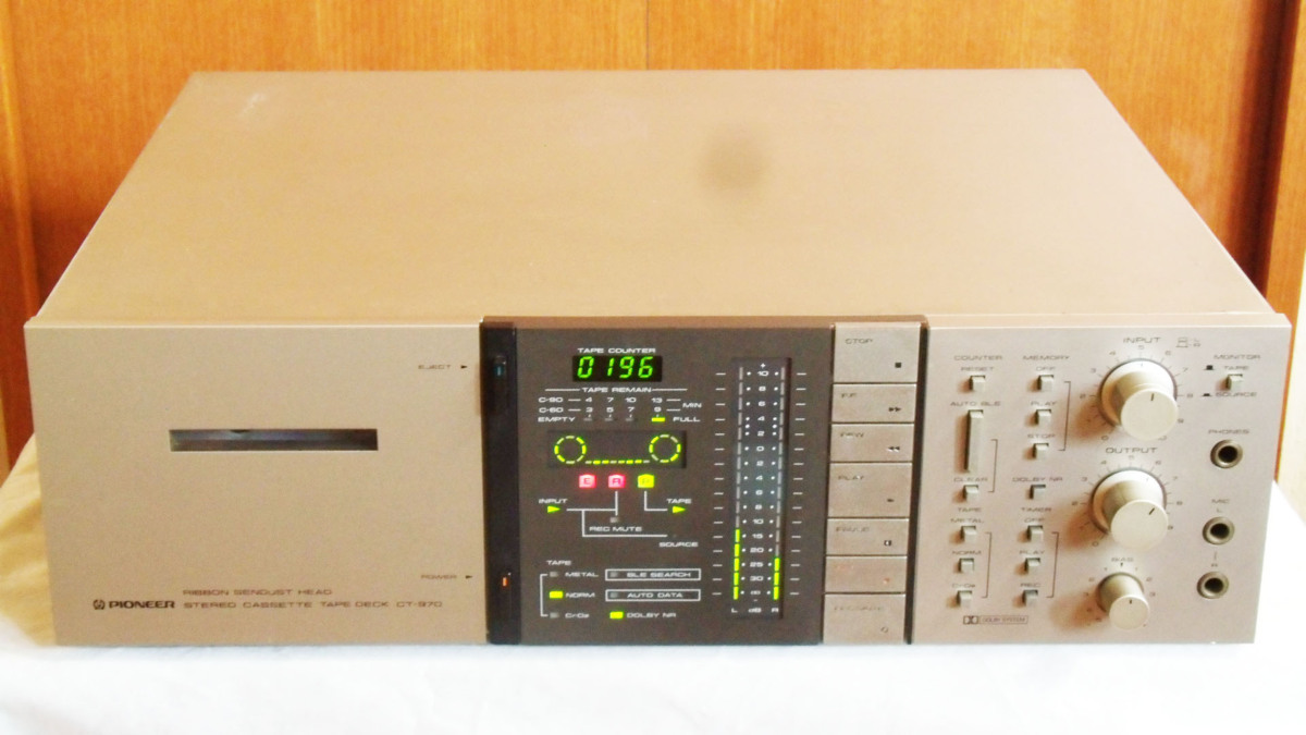 〇【神殿店】PIONEER パイオニア CT-970 カセットデッキ 〇ジャンク〇
