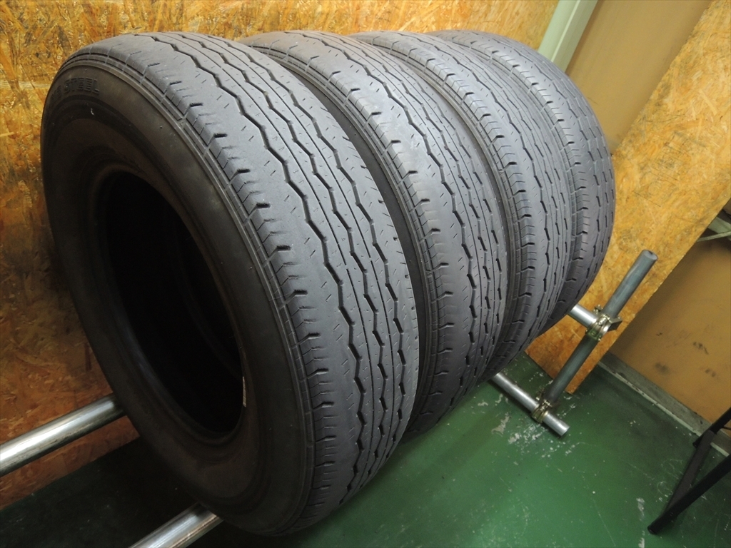 195/80R15 ブリヂストン RD-613 STEEL 2015年製 4本セット ハイエース