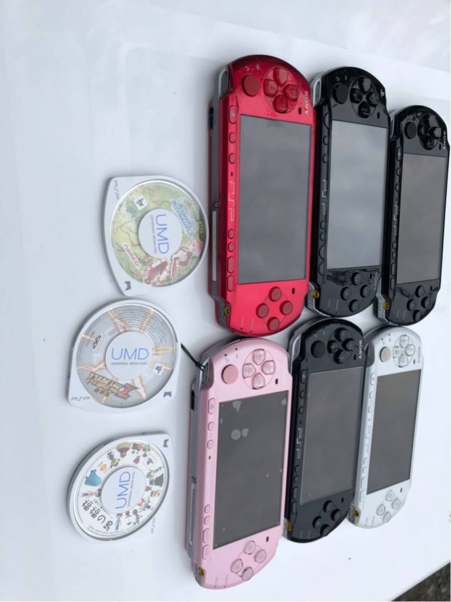 psp3000シリーズ 5台2000一台完動品 PSP-3000 - PSP セット売り まとめ