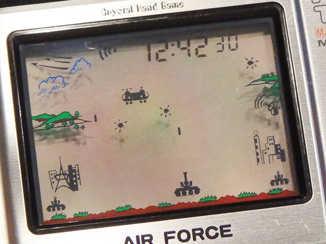 マスダヤ AIR FORCE 空挺部隊 プレイ＆タイム・ダブルカラースクリーン