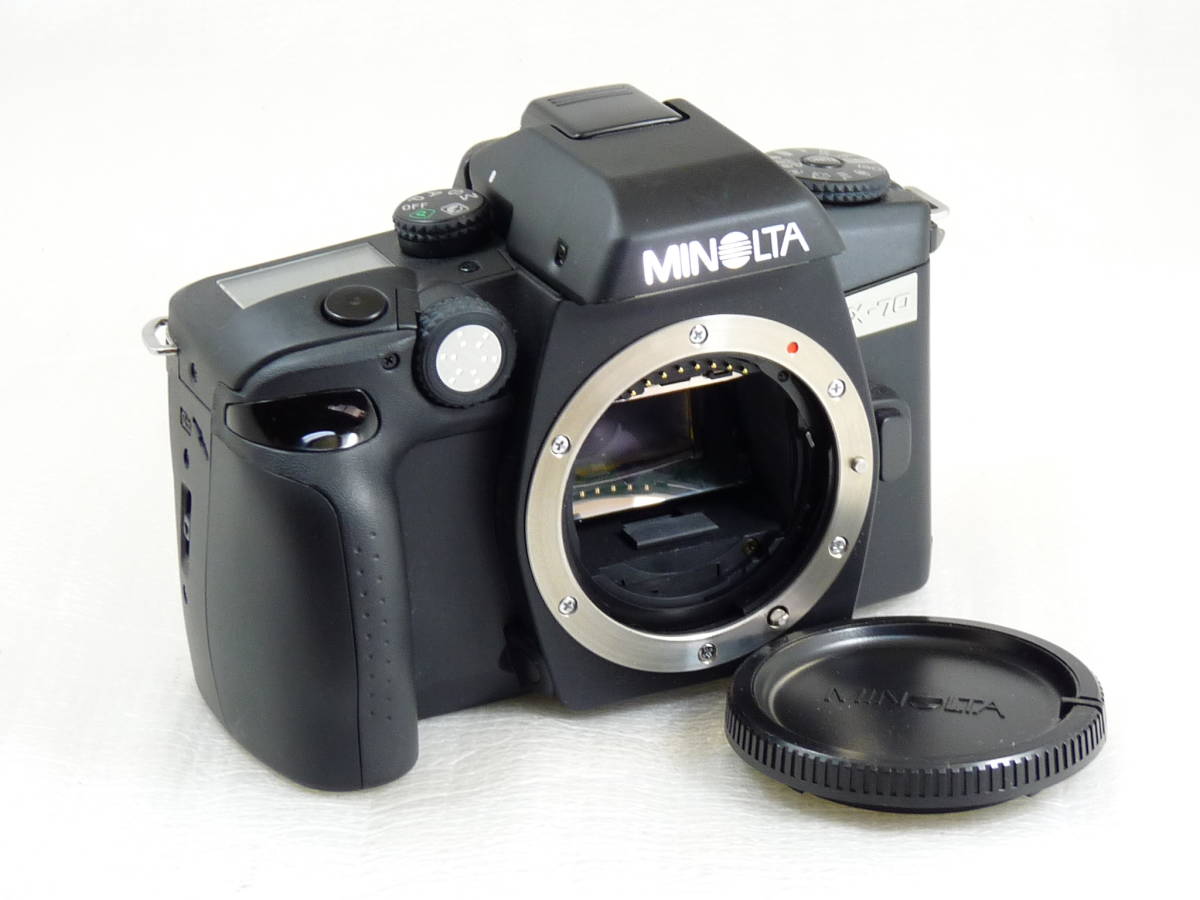 KONICA MINOLTA α-70 Wズームセット ミノルタ最後のフィルムカメラ α-70 Wズームセット ビデオ付元箱セット