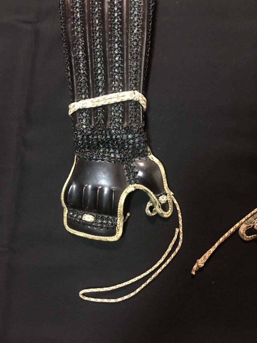 袖付籠手【等身大】江戸時代 武具 甲冑 兜