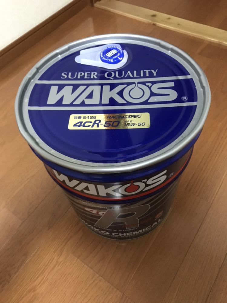 WAKO'S ワコーズ 4CR-50 粘度15W-50 20Lペール缶 RACING SPEC(エンジンオイル)｜売買されたオークション情報 ...