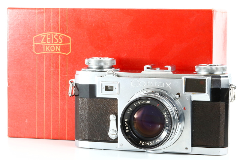 Zeiss Ikon Contax IIa + Carl Zeiss Sonnar 50mm f2 T 元箱付き Zeiss