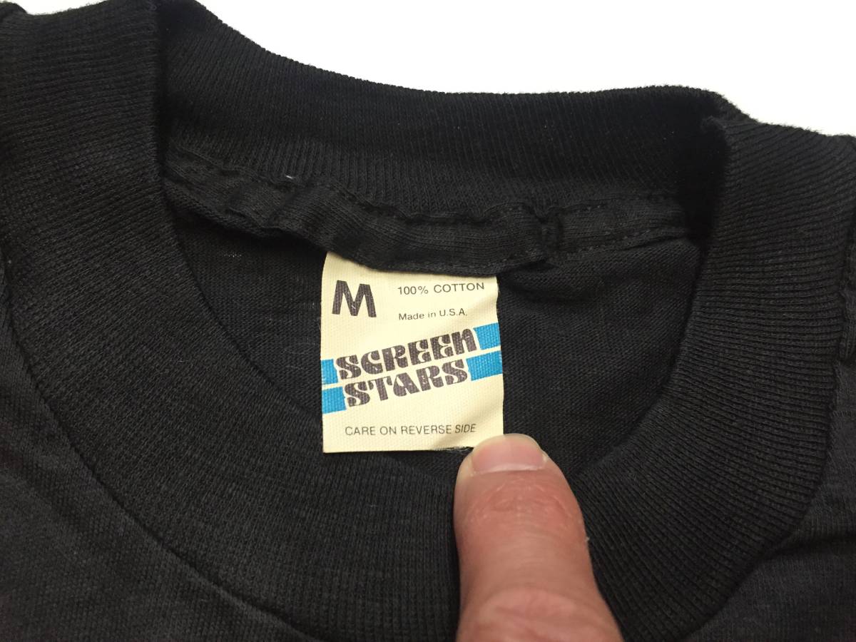 1982年製 デッドストック 82年 TRIUMPH Tシャツ 黒ボディ USA製