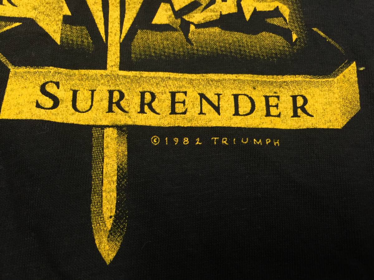 1982年製 デッドストック 82年 TRIUMPH Tシャツ 黒ボディ USA製