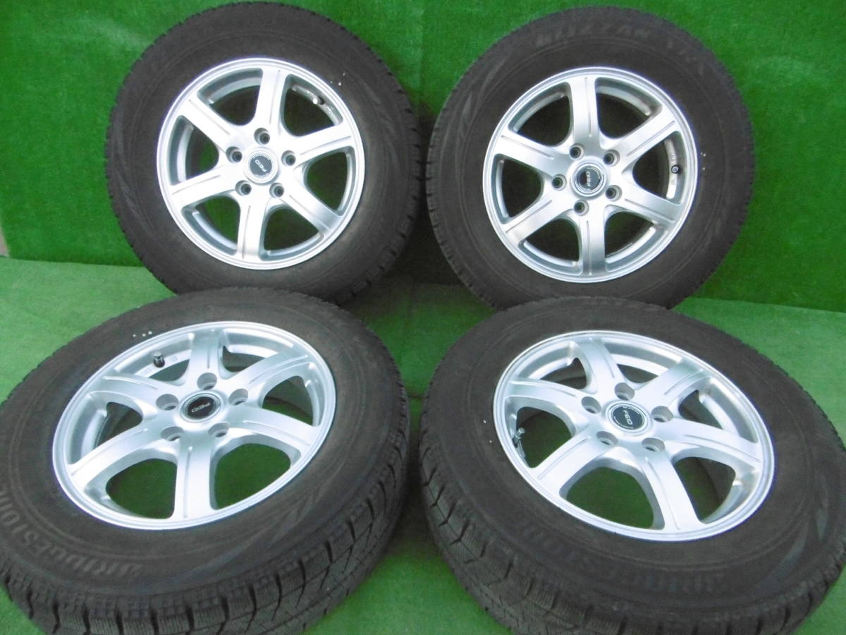 極上冬用BS FEID BLIZZAK VRX 205/65R15 カムリクラウンチェイサーマークⅡエスティマステップワゴンオデッセイアコードストリームランエボ