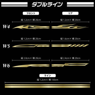 ピンスト・デコラインカッティングステッカー スタンダード 